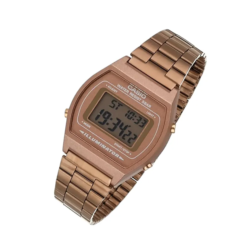Casio Vintage Retro Rose Gold-tone Casual Watch- B640WC-5A